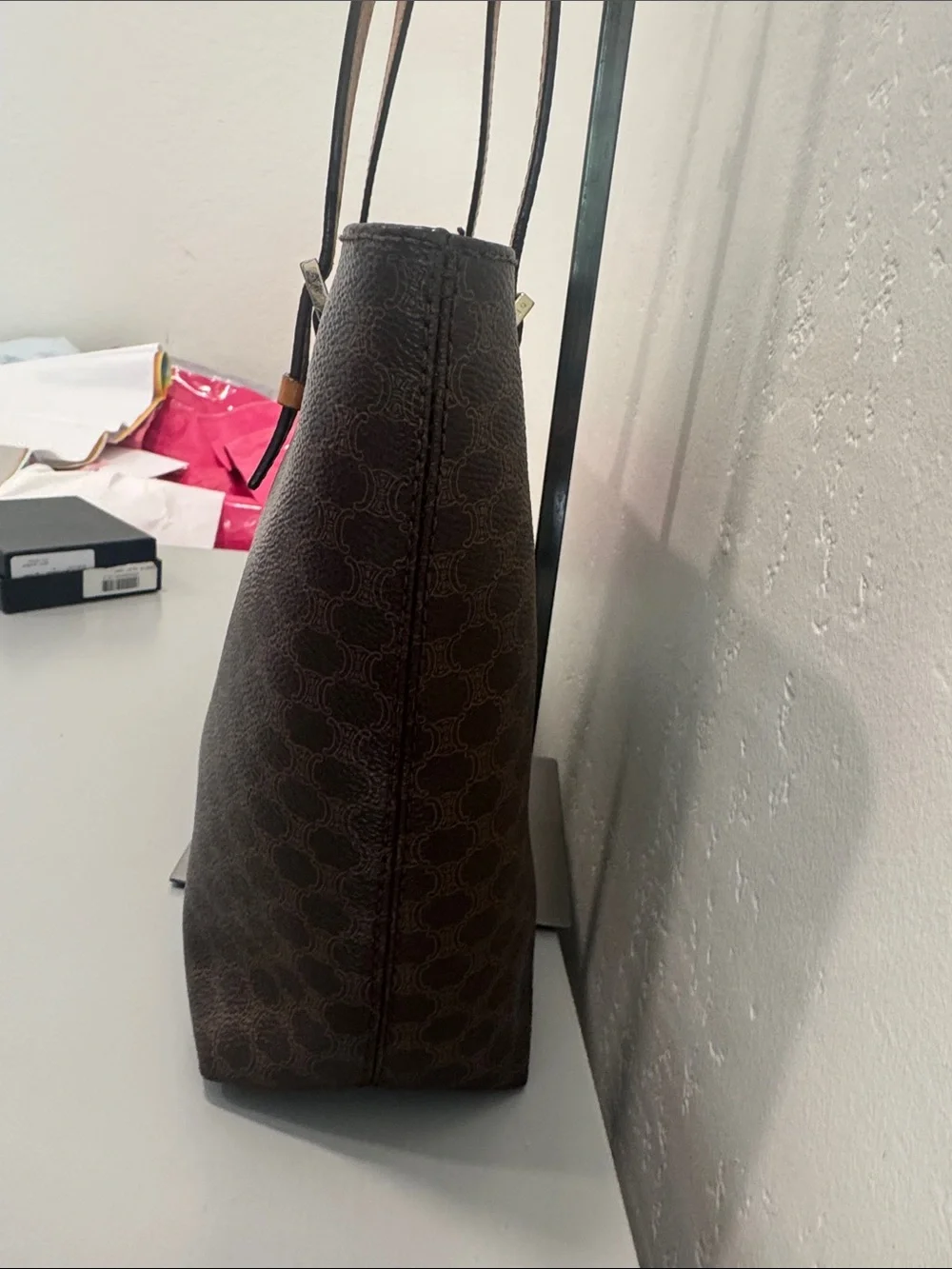 Celine macadem monogram shopper Tote